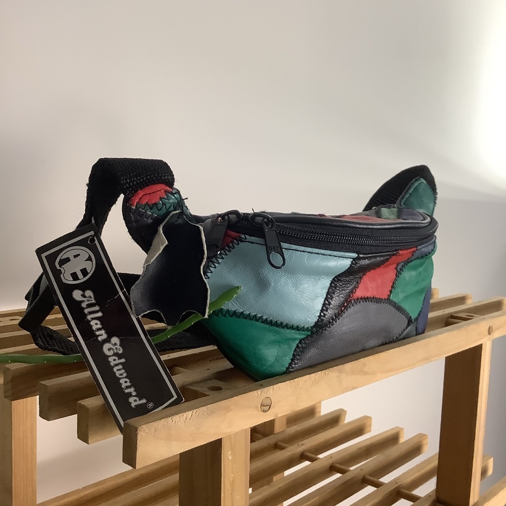 Colorful Patchwork Belt Bag - Picture 5 of 7